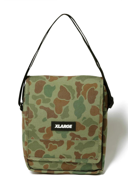 XLARGE エクストララージ 101231053002 FLAP SHOULDER BAG XLARGE ショルダーバッグ CAMO 正規通販 メンズ レディース