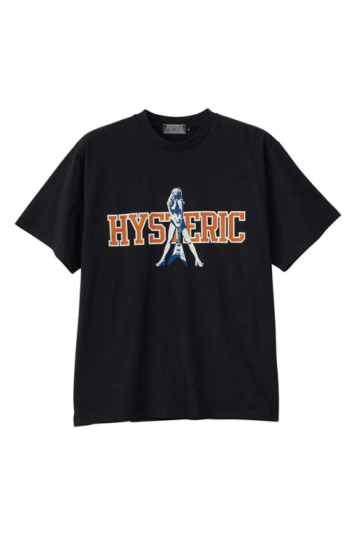 HYSTERIC GLAMOUR ヒステリックグラマー 02253CT07 LADYLAND STUDIO Tシャツ BLACK 正規通販 メンズ