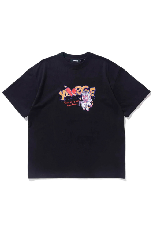 XLARGE エクストララージ 101233011027 CUPID S/S TEE XLARGE Tシャツ BLACK 正規通販 メンズ レディース