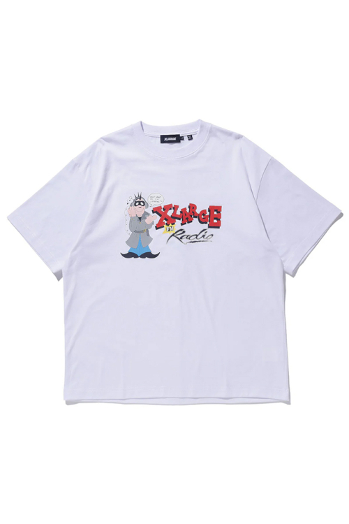 XLARGE エクストララージ 101242011002 XLARGE RADIO S/S TEE Tシャツ WHITE 正規通販 メンズ レディース