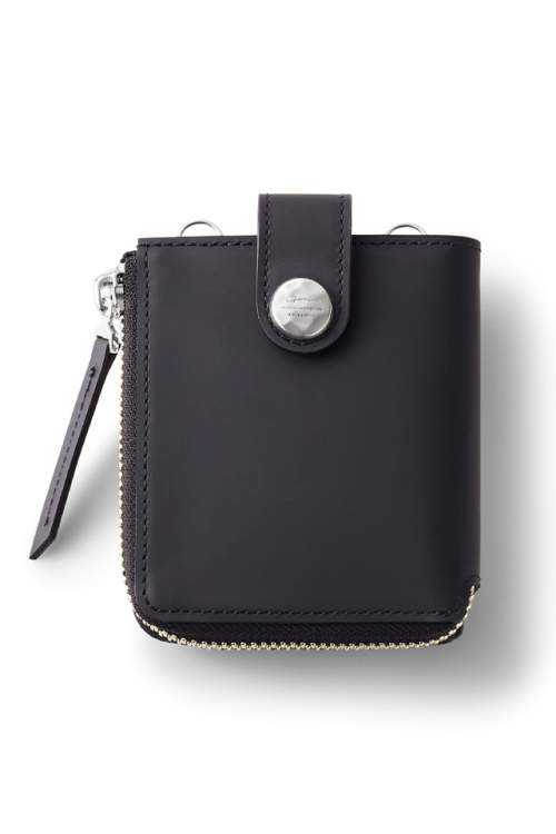 GARNI ガルニ GL23004 Rubber Zip Fold Wallet 財布 BLACK - ENSEMBLE - 正規通販 メンズ レディース