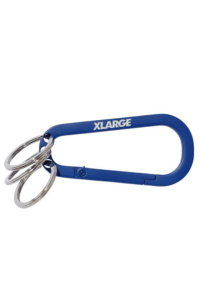 XLARGE エクストララージ 101221054002 STANDARD LOGO KEYRING CARABINER XLARGE キーリングカラビナ NAVY 正規通販 メンズ レディース