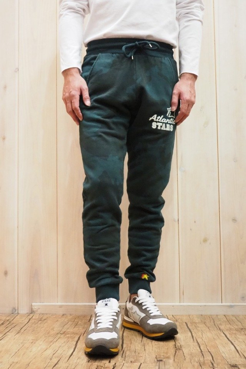メンズ Atlantic STARS アトランティックスターズ AMF1811 リブパンツ [wood] 公式通販 Made in Italy