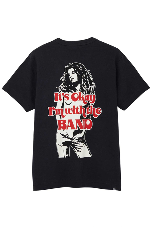 HYSTERIC GLAMOUR ヒステリックグラマー 02241CT22 I’M WITH THE BAND Tシャツ BLACK 正規通販 メンズ