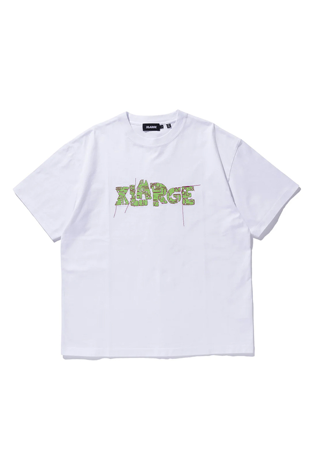 XLARGE エクストララージ 101252011018 CHIP LOGO S/S TEE Tシャツ WHITE 正規通販 メンズ レディース