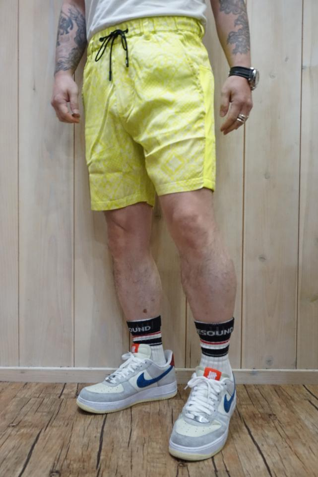 TFW49 ティーエフダブリューフォーティーナイン T072310015 TFW49 × REYN SPOONER BANDANA SHORTS レインスプーナーコラボショーツ YELLOW 正規通販 メンズ ゴルフ