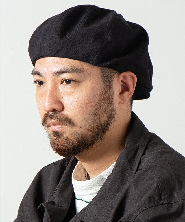 RACAL ラカル RL-22-1226 Natural Brend 8panel Beret Cas 8パネルベレーキャス BLACK 正規通販 メンズ