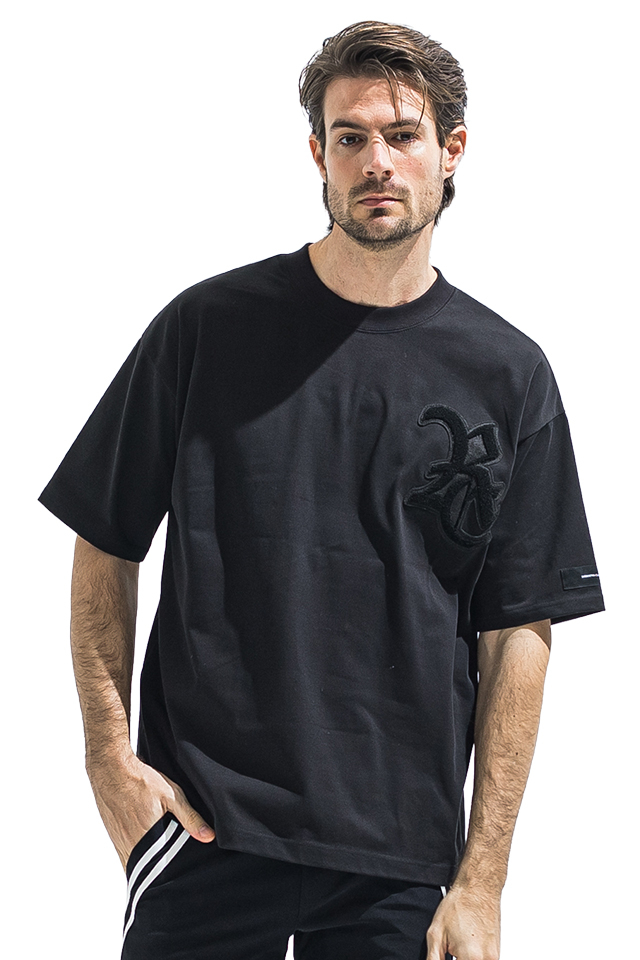 RESOUND CLOTHING リサウンドクロージング RC40-T-006 RC OVER TEE オーバーTシャツ BKBK 正規通販 メンズ 2026年5月31日入荷予定