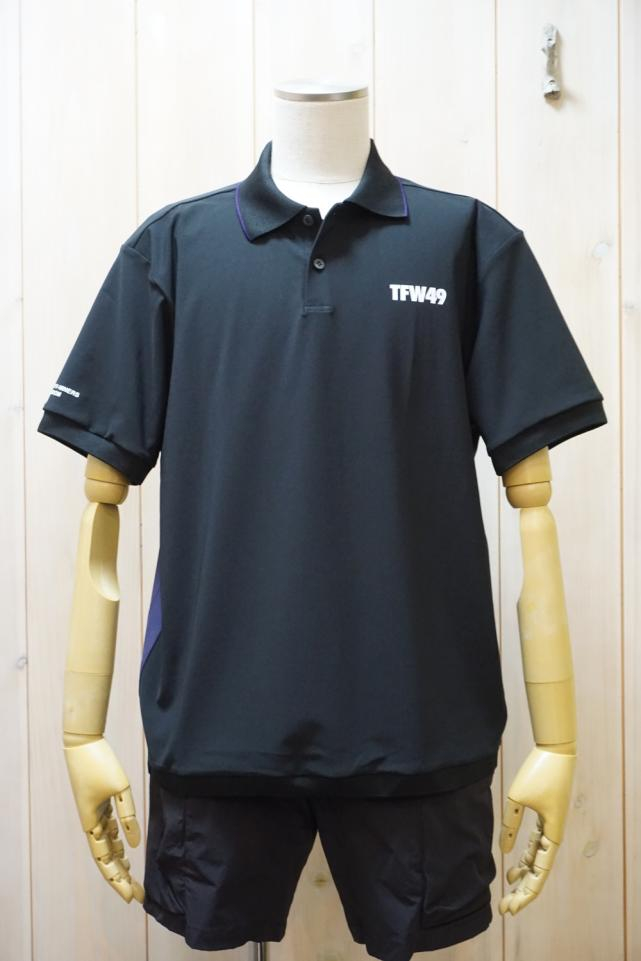 TFW49 ティーエフダブリューフォーティーナイン T102610013 SIGNATURE SS REGULAR POLO ポロシャツ BLACK 正規通販 ゴルフ メンズ