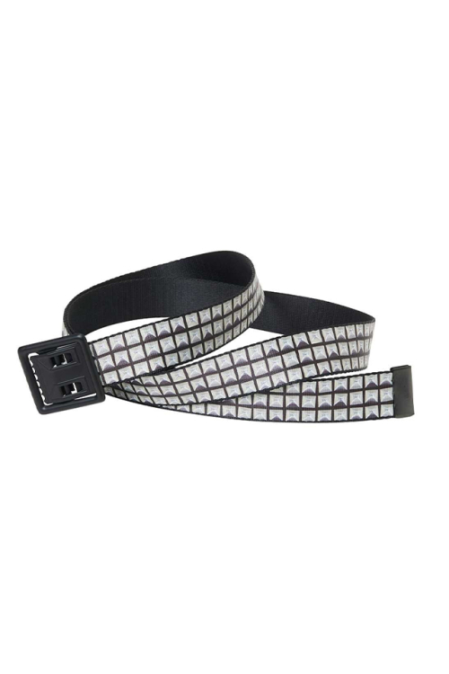 HYSTERIC GLAMOUR ヒステリックグラマー 02263QE01 STUDS PRINT テープベルト BLACK 正規通販 メンズ レディース