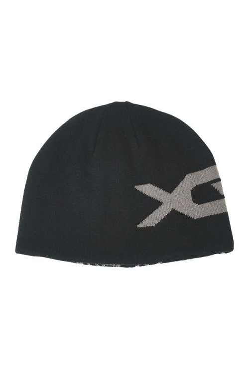 X-girl エックスガール 105254051008 REVERSIBLE JACQUARD BEANIE リバーシブルビーニー BLACK 正規通販 レディース