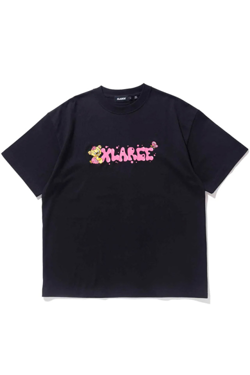 XLARGE エクストララージ 101232011069 MAD BEAR S/S TEE XLARGE Tシャツ BLACK 正規通販 メンズ レディース