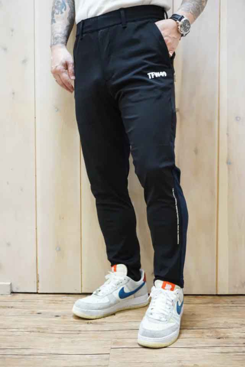 TFW49 ティーエフダブリューフォーティーナイン T072410021 STRETCH HYBRID PANTS ストレッチハイブリッドパンツ BLK × NVY 正規通販 メンズ ゴルフ