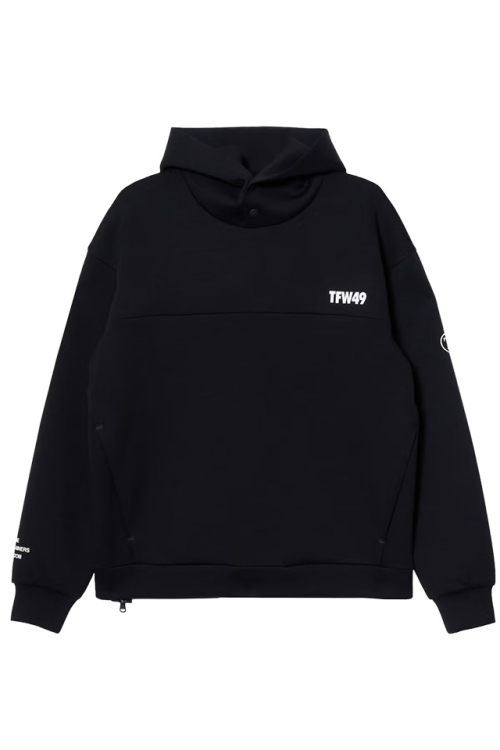 TFW49 ティーエフダブリューフォーティーナイン T102620009 CARDBOARD MATERIAL HOODIE BLACK 正規通販 メンズ ゴルフ