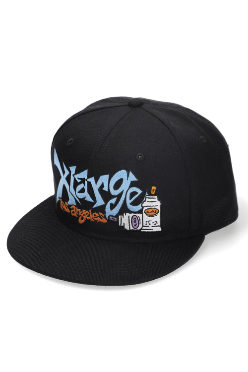 XLARGE エクストララージ 101231051006 XL GRAFFITI 6PANEL CAP XLARGE キャップ BLACK 正規通販 メンズ レディース