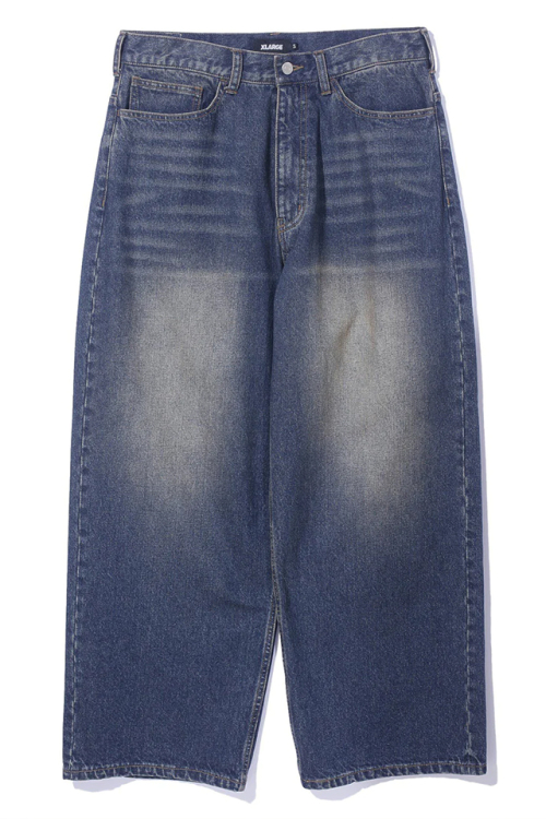 XLARGE エクストララージ 101241031006 BAGGY DENIM PANTS XLARGE バギーデニムパンツ DkINDIGO 正規通販 メンズ レディース