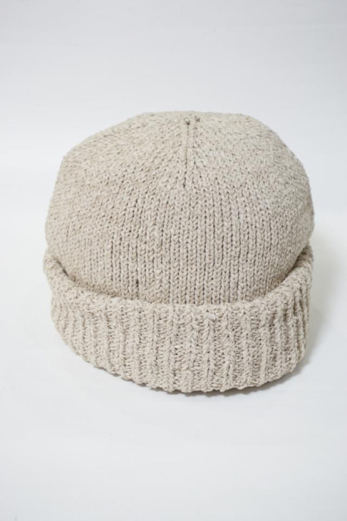 RACAL RL-20-1097 Japanese Paper Roll Knit Cap ロールニットキャップ LIGHT BEIGE 正規通販 メンズ レディース