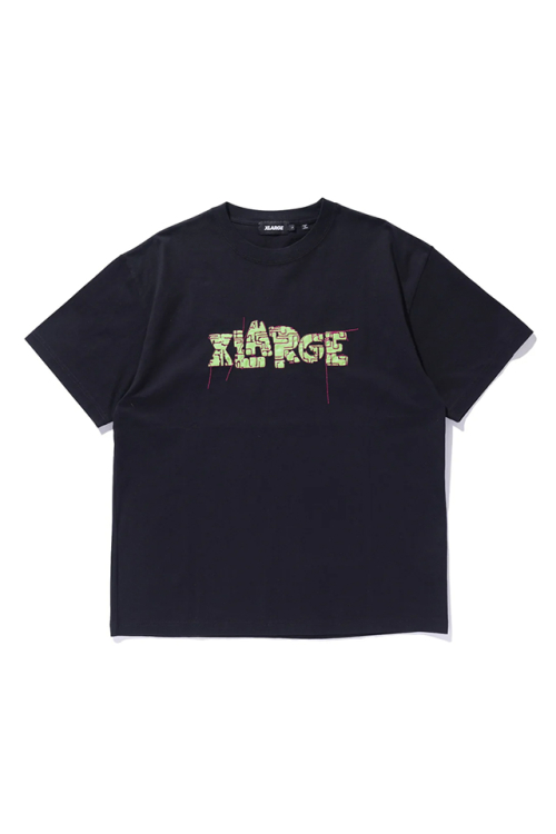 XLARGE エクストララージ 101252011018 CHIP LOGO S/S TEE Tシャツ BLACK 正規通販 メンズ レディース