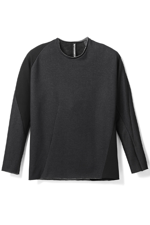 RIPVANWINKLE リップヴァンウィンクル RB-729 TORNADO JERSEY トルネードジャージー C.BLACK × BLACK 正規通販 メンズ 2025年10月31日入荷予定