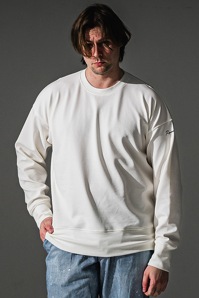 RESOUND CLOTHING リサウンドクロージング RC41-C-003 light blister trainer ブリスターニットトレーナー OFF 正規通販 メンズ 2026年9月15日入荷予定