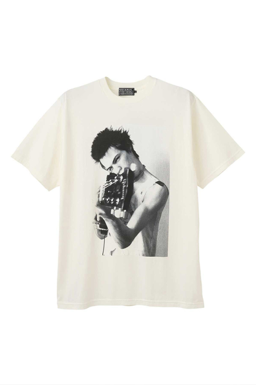 HYSTERIC GLAMOUR ヒステリックグラマー 02261CT36 DENNIS MORRIS/SID STOCKHOLM 1977 Tシャツ WHITE 正規通販 メンズ