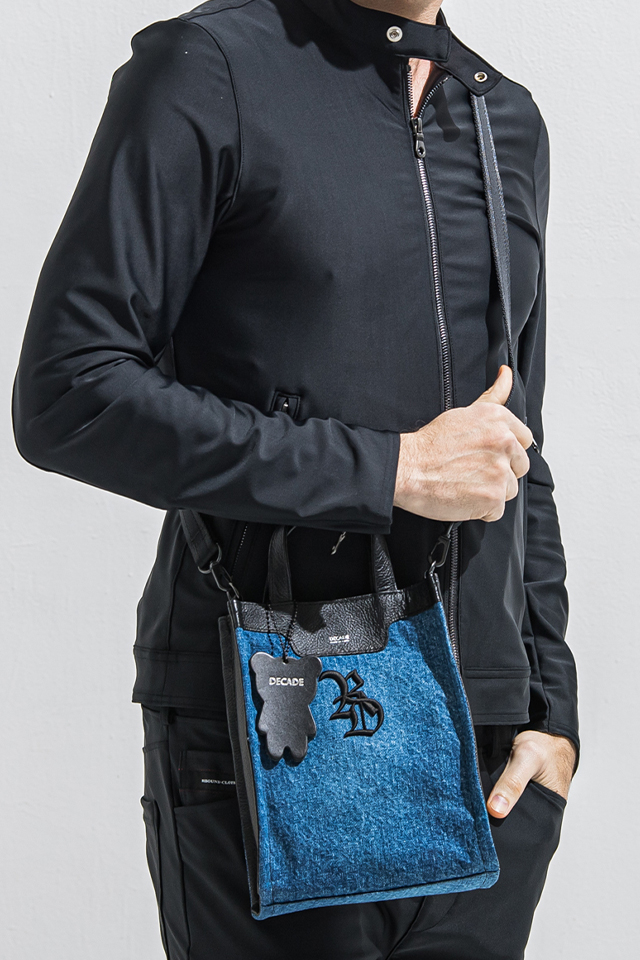 RESOUND CLOTHING リサウンドクロージング RC40-BAG-001RD denim mini tote bag ディケイドコラボミニトートバッグ DENIM 正規通販 メンズ 2026年5月31日入荷予定